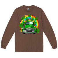 Chestnut st patricks shamrock gold rainbow truck Long Sleeve Tee - FaDigitalArtStudio