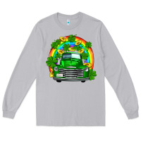 Moon Dust st patricks shamrock gold rainbow truck Long Sleeve Tee - FaDigitalArtStudio