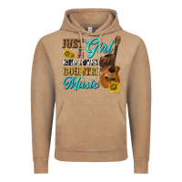 Vintage Coffee just a girl who loves country music Vintage Hoodie - texasbilliewilder