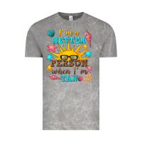 Cloud Rock i m a better person when i m tan Vintage Tee - texasbilliewilder