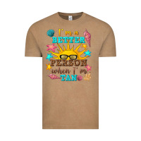 Vintage Coffee i m a better person when i m tan Vintage Tee - texasbilliewilder