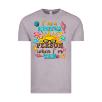 Vintage Zinc i m a better person when i m tan Vintage Tee - texasbilliewilder
