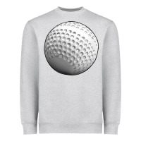 Heather Grey hockey ball Heavyweight Sweatshirt - texasbilliewilder