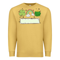 Antique Gold st patrick's trio name patch Premium Sweatshirt - MaliasSmallBusiness