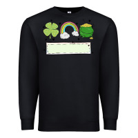 Black st patrick's trio name patch Premium Sweatshirt - MaliasSmallBusiness