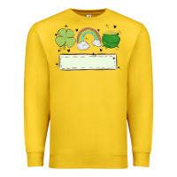 Lemon st patrick's trio name patch Premium Sweatshirt - MaliasSmallBusiness