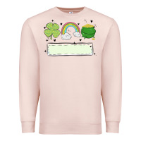 Pale Pink st patrick's trio name patch Premium Sweatshirt - MaliasSmallBusiness