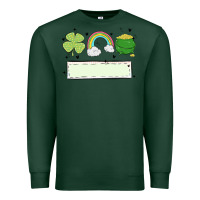 Sports Green st patrick's trio name patch Premium Sweatshirt - MaliasSmallBusiness