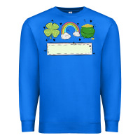 True Royal st patrick's trio name patch Premium Sweatshirt - MaliasSmallBusiness