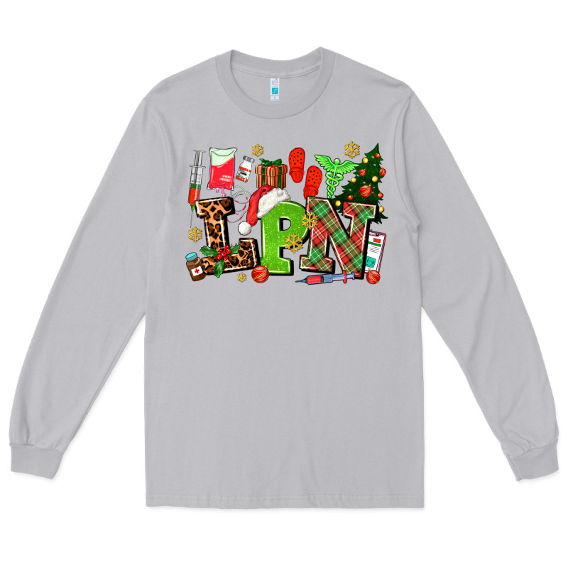 Lpn Christmas Nurse With Long Sleeve Tee by AdoDesignShop | Teevron