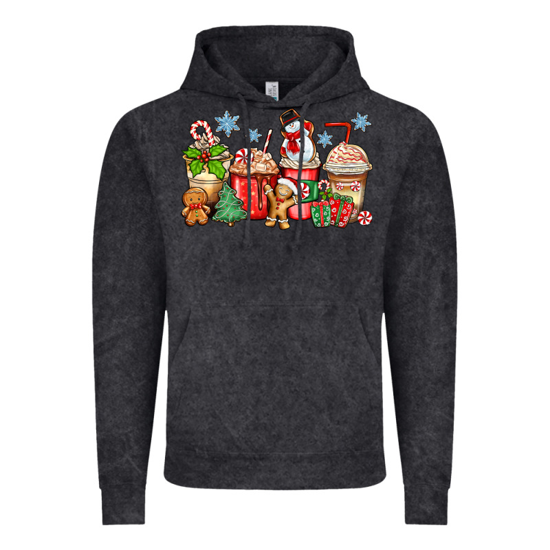 Christmas Coffee Cups Vintage Hoodie by Zillion Design Studio | Teevron