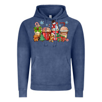 Vintage Denim christmas coffee cups Vintage Hoodie - Zillion Design Studio