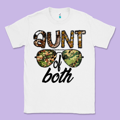Aunt Of Both Classic Tee Designed By Cowhidedigitalart
