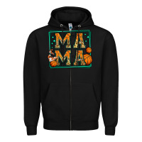 Black basketball mama Zipper Hoodie - Jasminsmagicworld