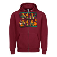Burgundy basketball mama Zipper Hoodie - Jasminsmagicworld