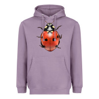 Lavender lady bug Heavyweight Hoodie - LillyAllenDesigns