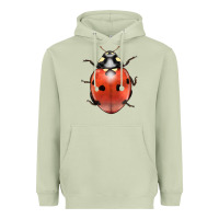 Matcha lady bug Heavyweight Hoodie - LillyAllenDesigns