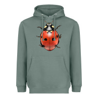 Sage lady bug Heavyweight Hoodie - LillyAllenDesigns