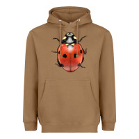 Toasted Coconut lady bug Heavyweight Hoodie - LillyAllenDesigns