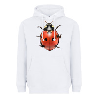 White lady bug Heavyweight Hoodie - LillyAllenDesigns