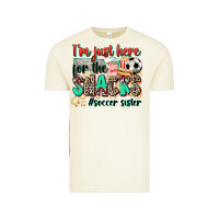Vintage Arctic i'm just here for the snacks #soccer sister Vintage Tee - Zillion Design Studio