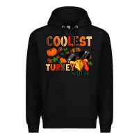 Black coolest turkey in town Premium Hoodie - MaliasSmallBusiness