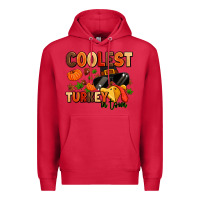 Cardinal coolest turkey in town Premium Hoodie - MaliasSmallBusiness