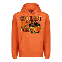 Carrot coolest turkey in town Premium Hoodie - MaliasSmallBusiness