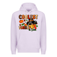 Lilac coolest turkey in town Premium Hoodie - MaliasSmallBusiness