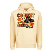 Pina Colada coolest turkey in town Premium Hoodie - MaliasSmallBusiness