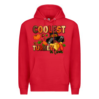 Red coolest turkey in town Premium Hoodie - MaliasSmallBusiness