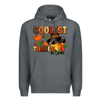 Rock coolest turkey in town Premium Hoodie - MaliasSmallBusiness