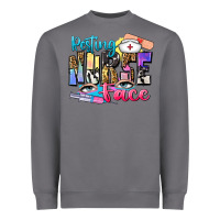 Storm resting nurse face Heavyweight Sweatshirt - Zillion Design Studio