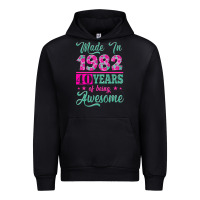 Black made in 1982, 40 years of being awesome Urban Hoodie - Jasminsmagicworld