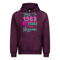 Mauve Wine made in 1982, 40 years of being awesome Urban Hoodie - Jasminsmagicworld
