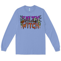Colony Blue salty witch Long Sleeve Tee - RacoonDesign