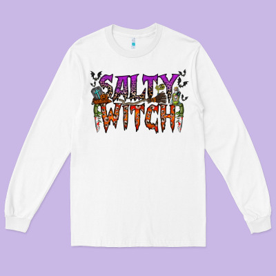 Salty Witch Long Sleeve Tee Designed By Racoondesign