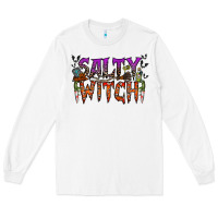 White salty witch Long Sleeve Tee - RacoonDesign
