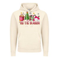 Vintage Artic 'tis the season pink christmas Vintage Hoodie - Zillion Design Studio
