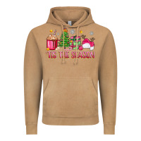 Vintage Camel 'tis the season pink christmas Vintage Hoodie - Zillion Design Studio