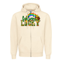 Sandshell feeling lucky with coins Zipper Hoodie - AdoDesignShop
