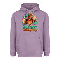 Lavender happy thanksgiving turkey Heavyweight Hoodie - Jasminsmagicworld