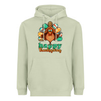 Matcha happy thanksgiving turkey Heavyweight Hoodie - Jasminsmagicworld