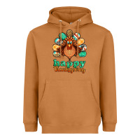 Meerkat happy thanksgiving turkey Heavyweight Hoodie - Jasminsmagicworld