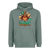 Sage happy thanksgiving turkey Heavyweight Hoodie - Jasminsmagicworld
