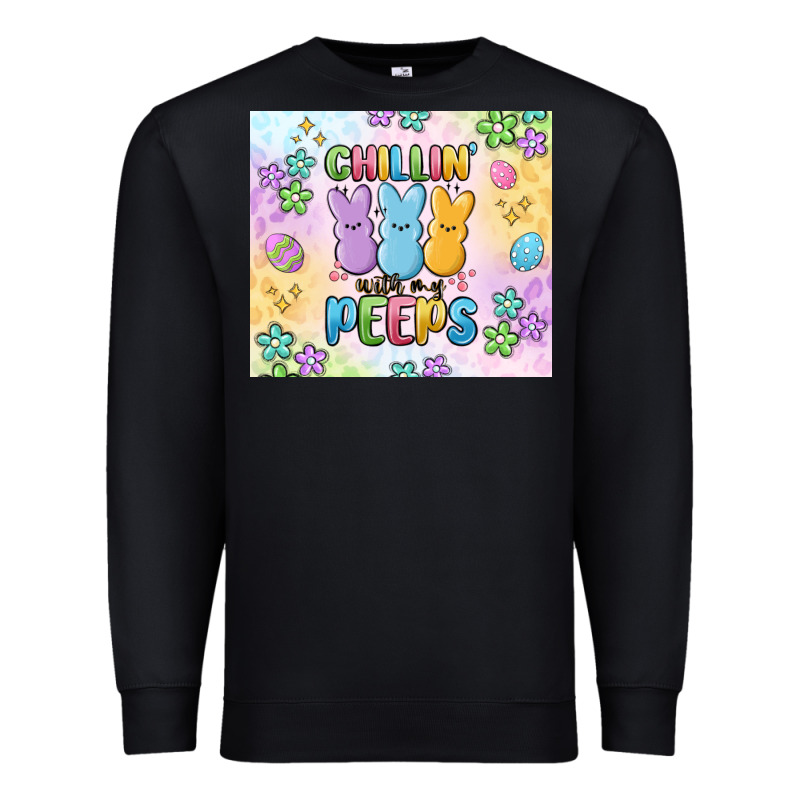 Chillin' With My Peeps Premium Sweatshirt by MaliasSmallBusiness | Teevron