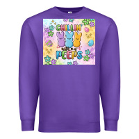 Purple chillin' with my peeps Premium Sweatshirt - MaliasSmallBusiness