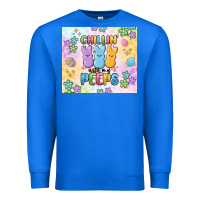 True Royal chillin' with my peeps Premium Sweatshirt - MaliasSmallBusiness