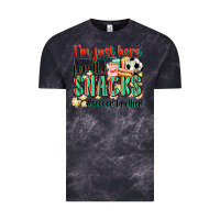 Cloud Black i'm just here for the snacks #soccer  brother Vintage Tee - Zillion Design Studio