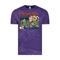 Cloud Purple i'm just here for the snacks #soccer  brother Vintage Tee - Zillion Design Studio